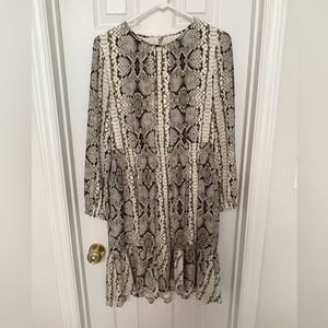 Jcrew python print dress